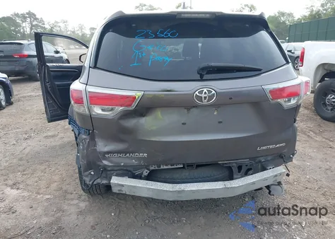 2014 Toyota Highlander Limited/Ltd Platnum z USA, uszkodzony, nr VIN 5TDDKRFH0ES018032